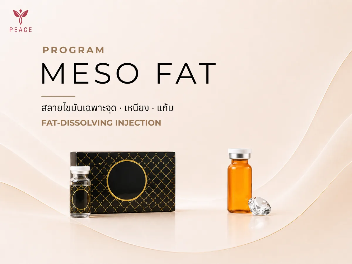 Meso Fat ที่ Peace Clinic แม่สอด